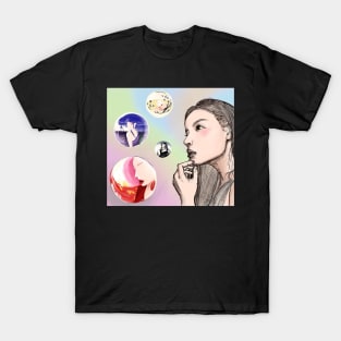 Drawing Woman T-Shirt